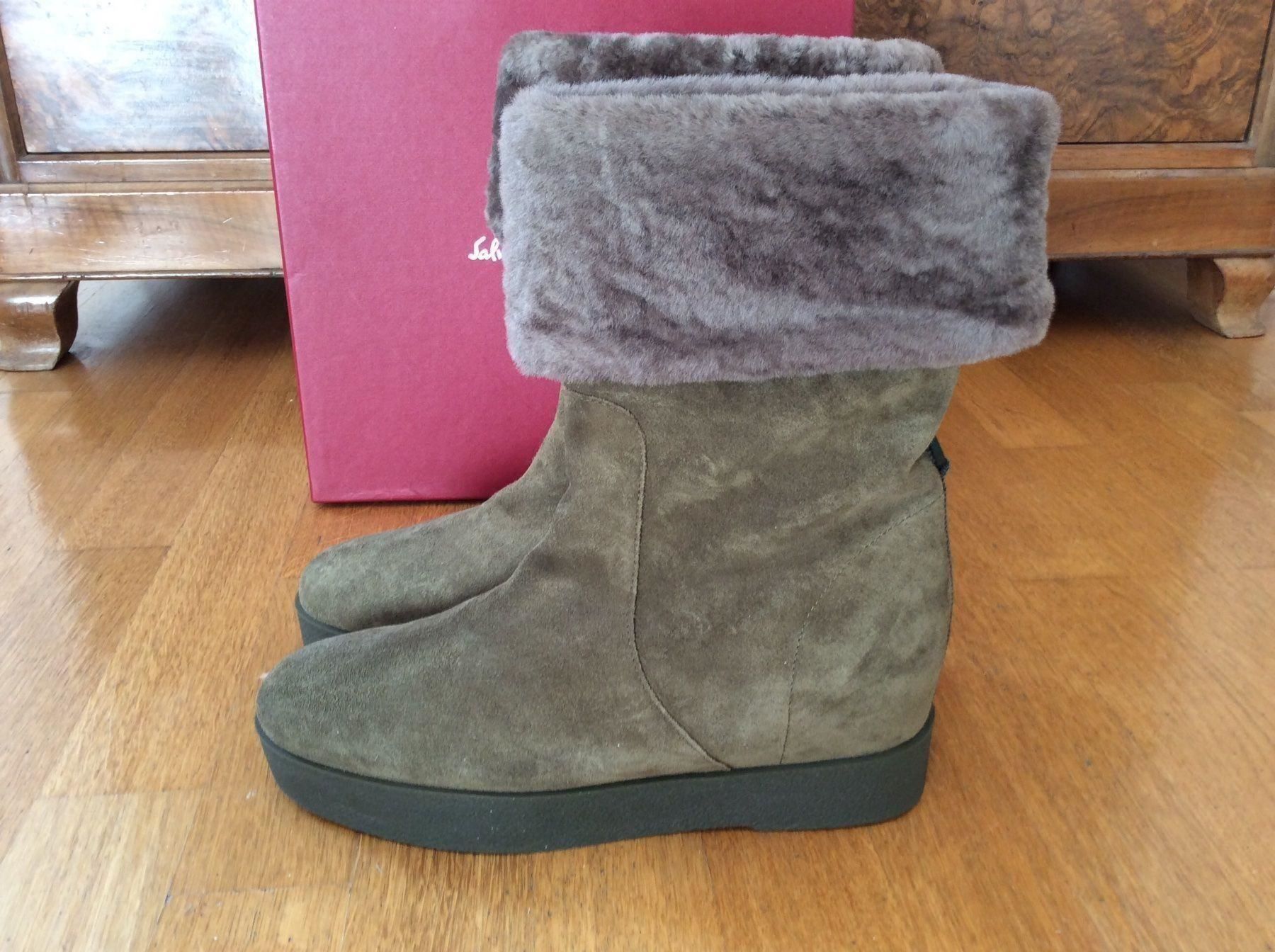 Salvatore Ferragamo Damenschuhe: Salvatore Ferragamo Stiefel aus Schaf – Neu und originalverpackt aus Zürich von LoveFashion76 9
