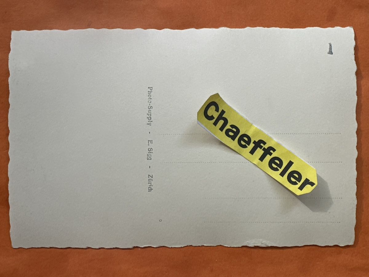 Cartoline postali: Ansichtskarte mit einem Bauernhaus, ev. Kanton Bern – Usato da Zürich venduto da Chaeffeler 1