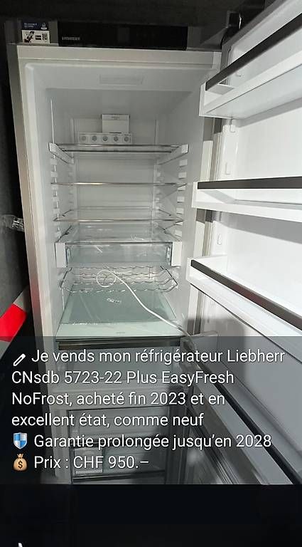 Réfrigérateurs: Frigo-congelateur  – D'occasion à Saillon par lalydess 3