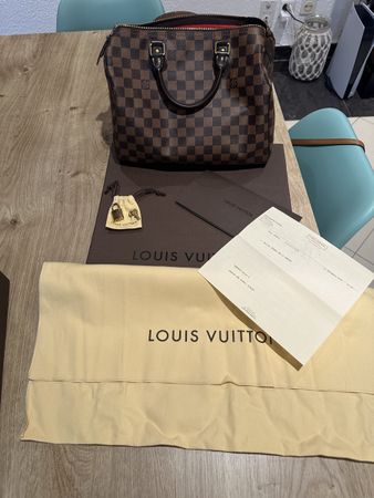 Borsa Louis Vuitton Speedy 30 Damier Ebene usata