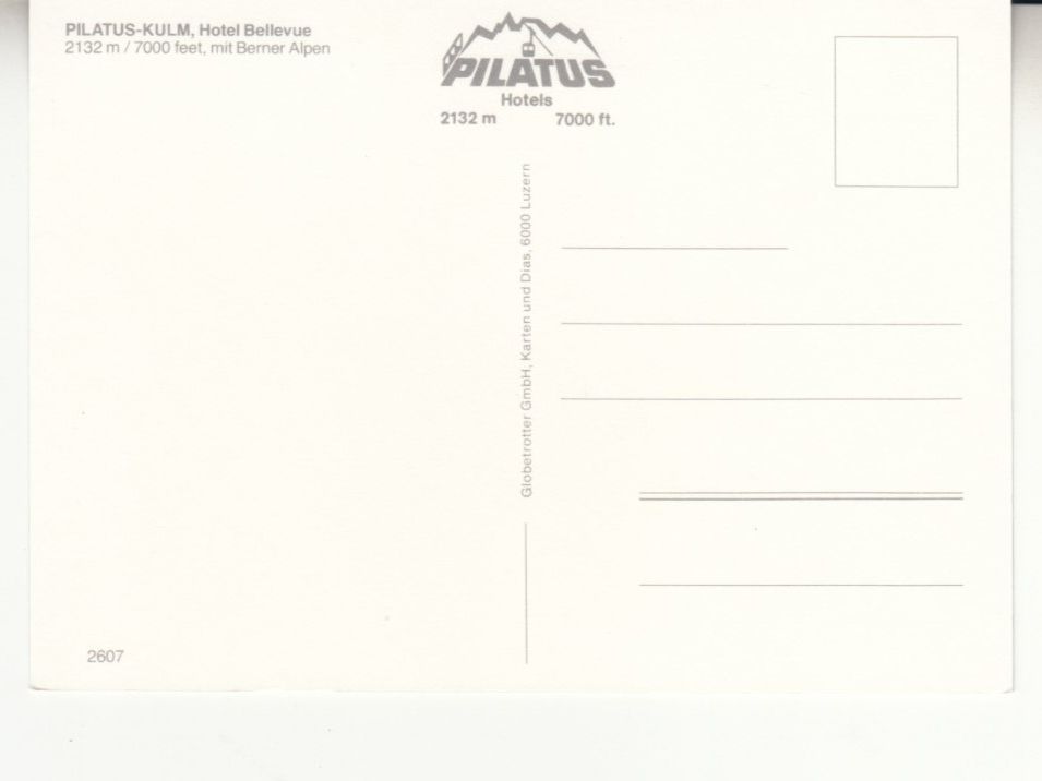 Cartes postales: Pilatus Kulm ca. 1980 – D'occasion à Bürglen TG par StampGraf 1