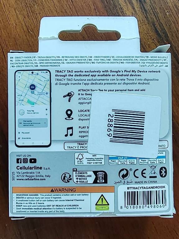 Componenti elettronici: Tracy Tag nuovo geolocalizzatore  – Usato da Grenchen venduto da Dulcis_Fundo 1