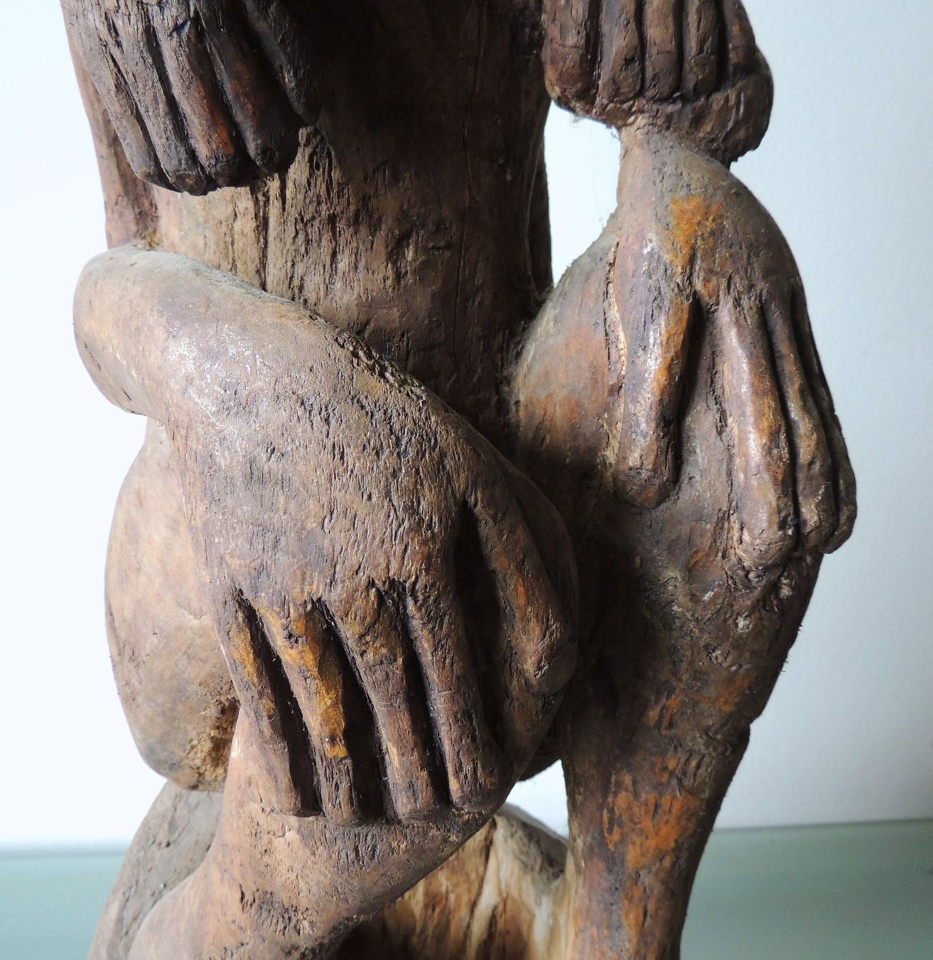 Sculture & Statue: Holz Wächterfigur Palau Archipelago Mikronesien – Usato da Waldenburg venduto da labrador707 6