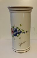 Blumen Deko Vase Keramik handbemalt, H: 20cm, D: 10cm