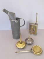 Öl-Kännli Set, 5 Stück, Antik, Metall, Rarität, Top!