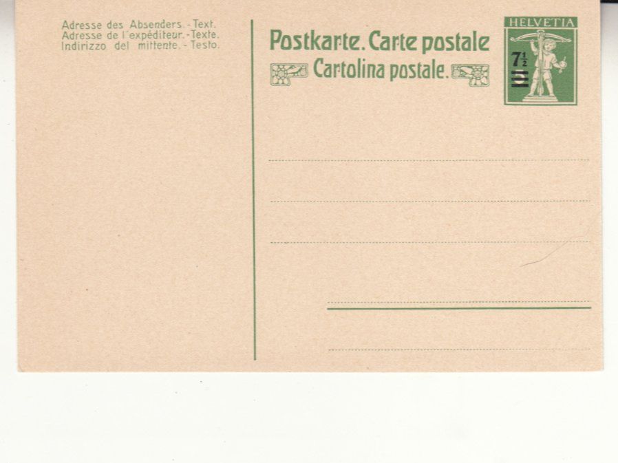 Tutti i francobolli: SGK PK 068-T2 ungebraucht – Usato da Bürglen TG venduto da StampGraf