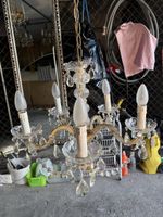 Schöner alter Kronleuchter aus Glas