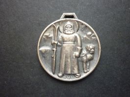 Silber Medaille,Schutzpatron Skifahrer&Bergsteig St.Bernhard