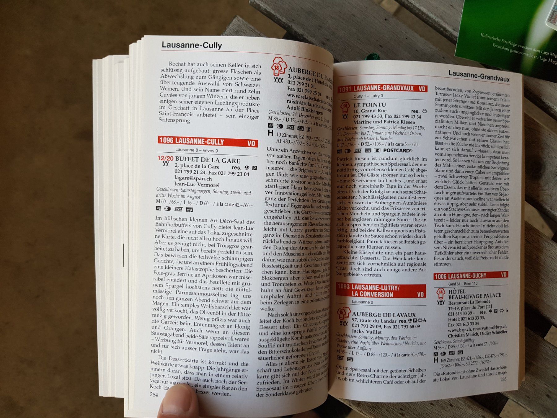 Bücher: Gault Millau Guide Swiss Schweiz 2002 – Gebraucht aus Walterswil BE von Lonitti 2