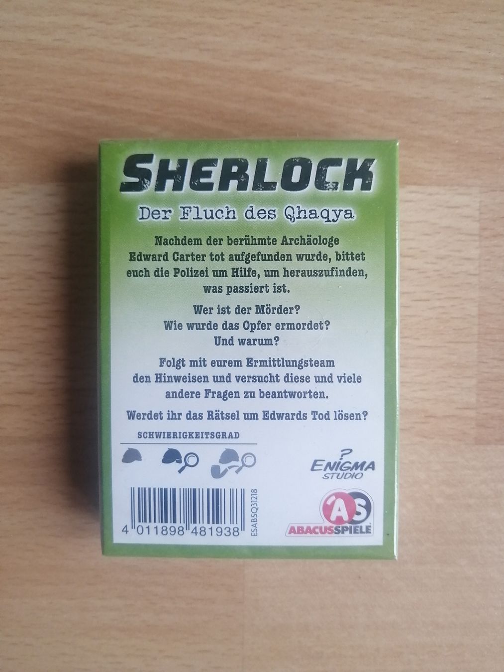 Spiele: Sherlock - Der Fluch des Qhaqya – Neu und originalverpackt aus Hägendorf von Fiooo 1