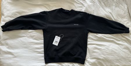 Original BALENCIAGA Sweatshirt, schwarz, Grösse XS