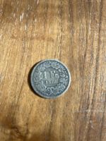 Schweizer 1 Fr. Silbermünze 1877 - Rarität!