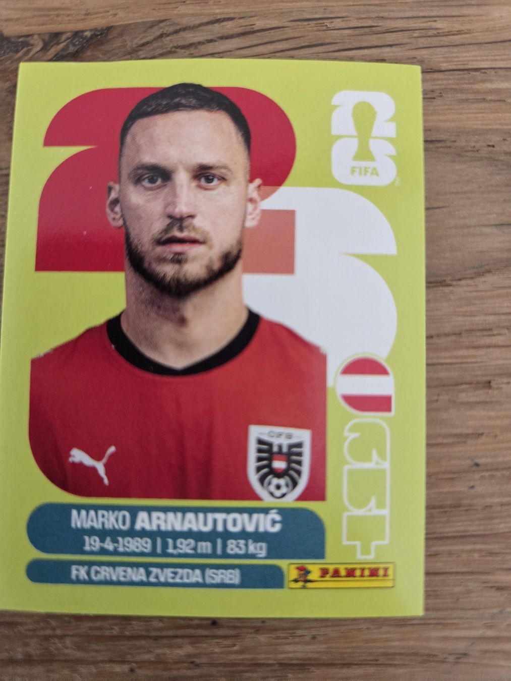 Panini Carte collezionabili: Panini Sticker 2026 AUT 20 – Nuovo (secondo la descrizione) da Luzern venduto da .Skylake.