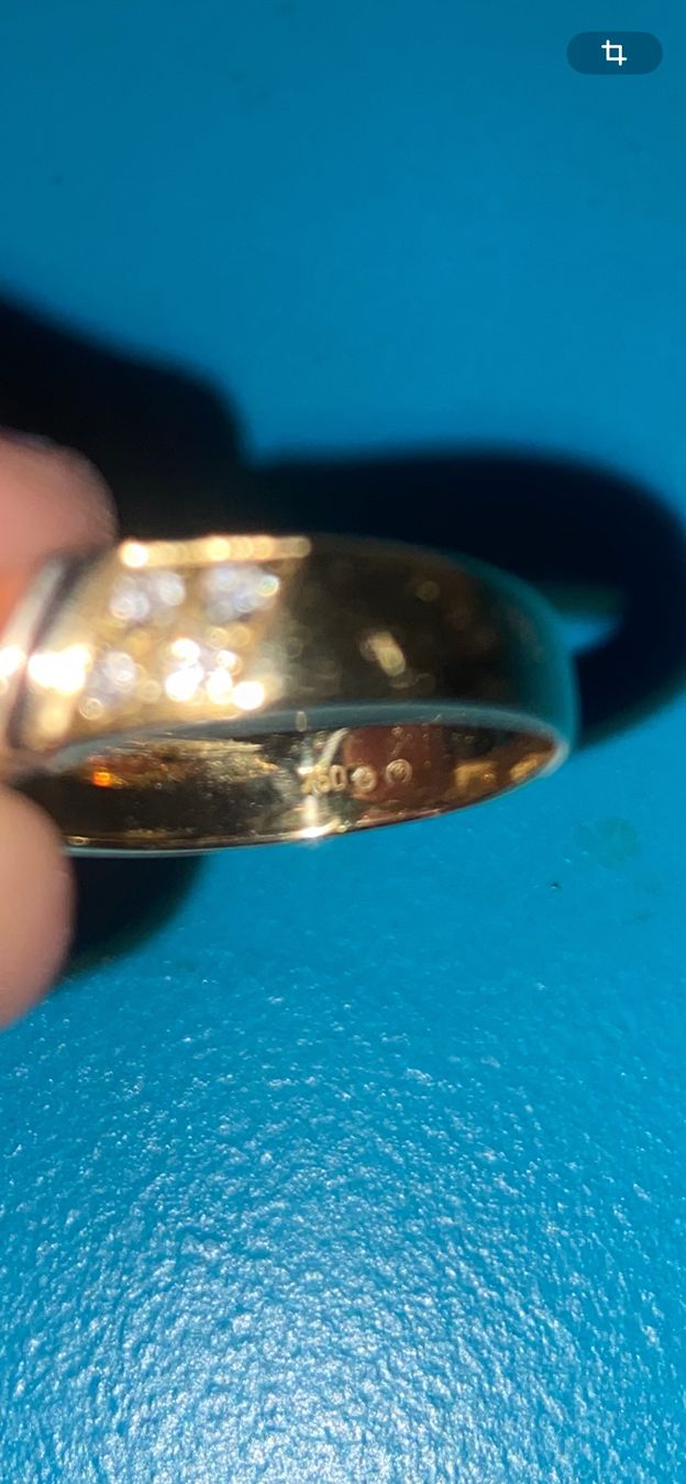 Anelli: Goldring 750 mit Brillanten  Grösse 64 – Usato da Zuchwil venduto da janoloo 3