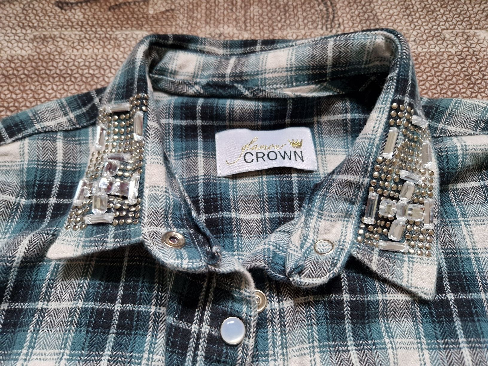 Camicie: Westernhemd Crown Gr.34 Baumwolle – Usato da Triengen venduto da KittyKat6 3