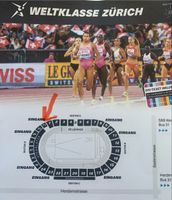 Weltklasse Zürich 2 Sitzplätze Block 31