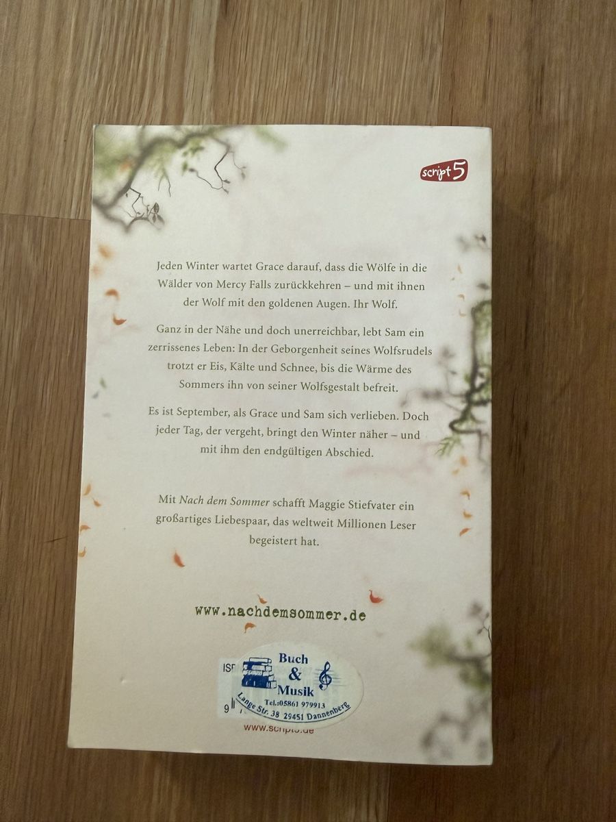 Libri: Nach dem Sommer  – Usato da Henggart venduto da nas_d9gw 1
