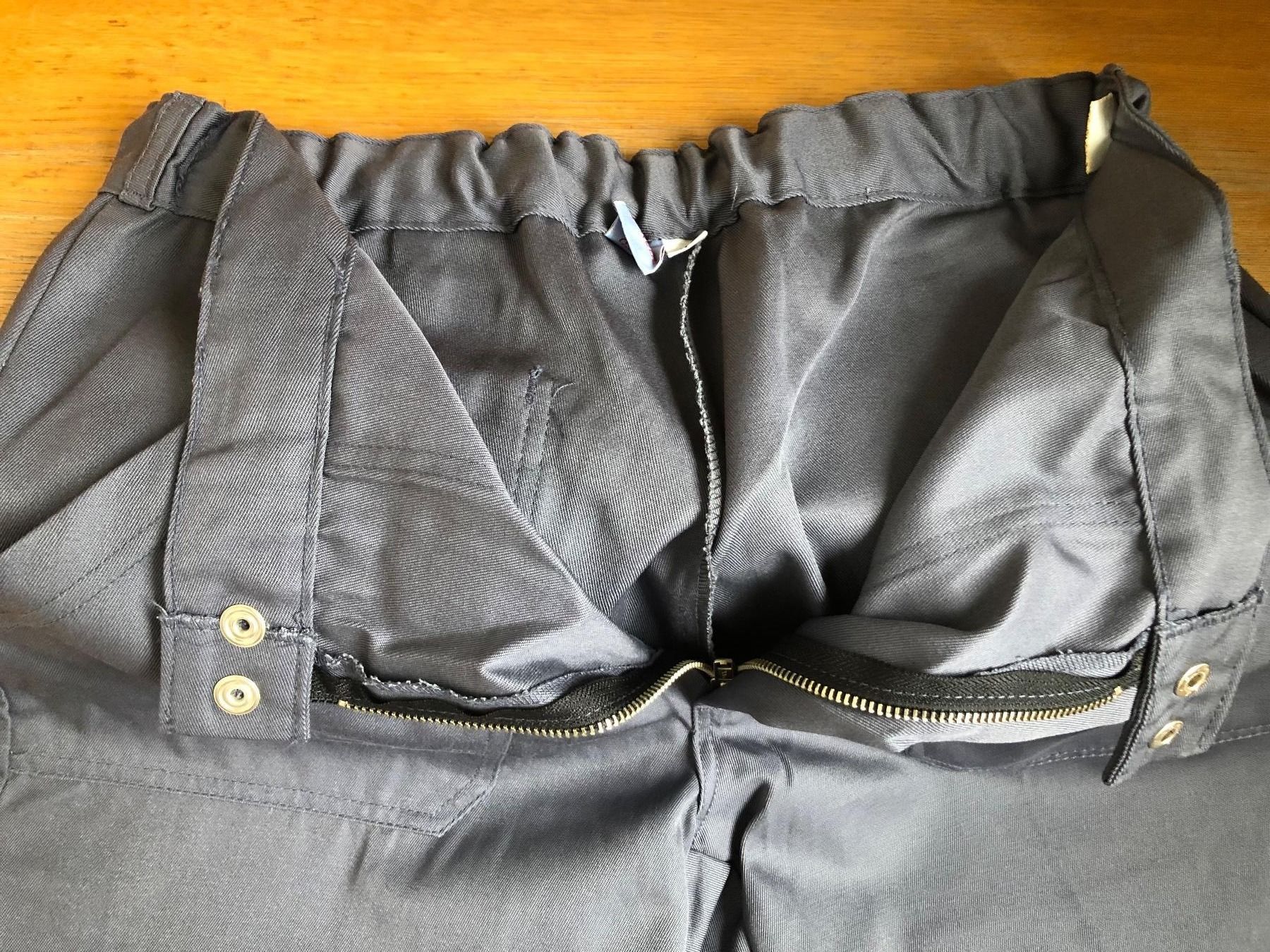 Pantaloni: Arbeitshose Grau Gr. 48 ( 6 ) – Nuovo (secondo la descrizione) da Schübelbach venduto da Dolly990_2 1