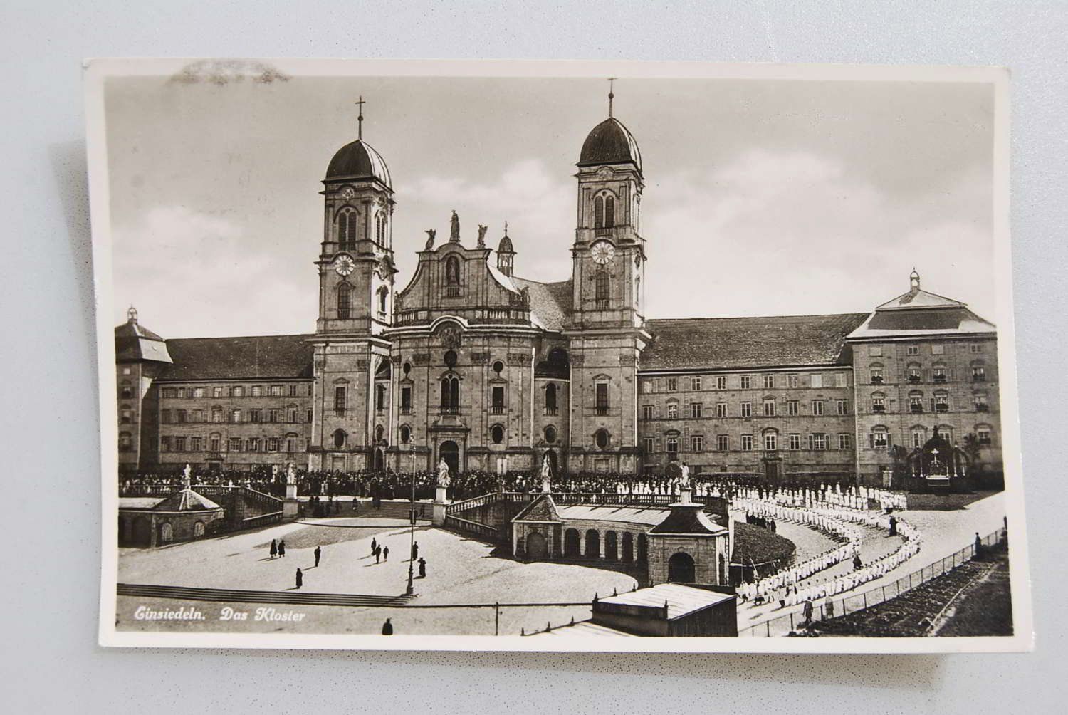 Cartes postales: AK Einsiedeln - Das Kloster 1937 – D'occasion à Rüfenacht BE par Toro06