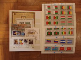 Album de timbres ONU / UNO Briefmarken ALBUM