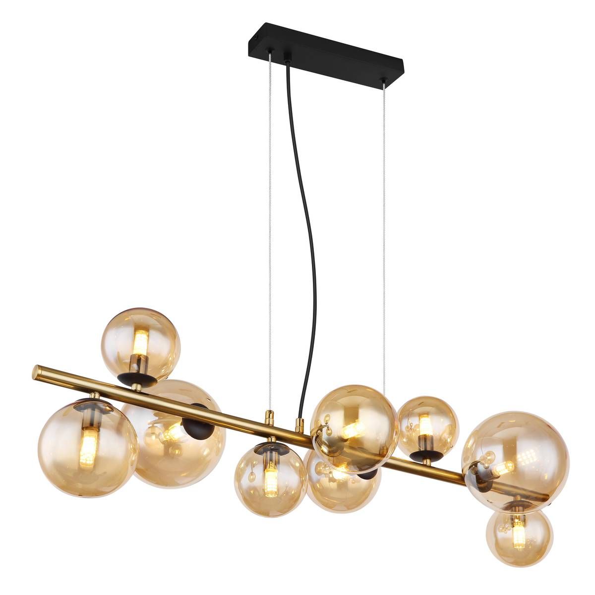 Lampadari & plafoniere: LED Pendelleuchte, Glas, 87 cm x 36 cm – Nuovo (secondo la descrizione) da Kreuzlingen venduto da Smart-Light