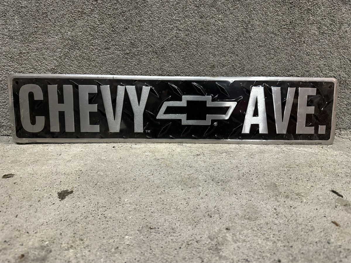 Insegne: Chevy Avenue usa Strassenschild  – Usato da Reinach AG venduto da rares75
