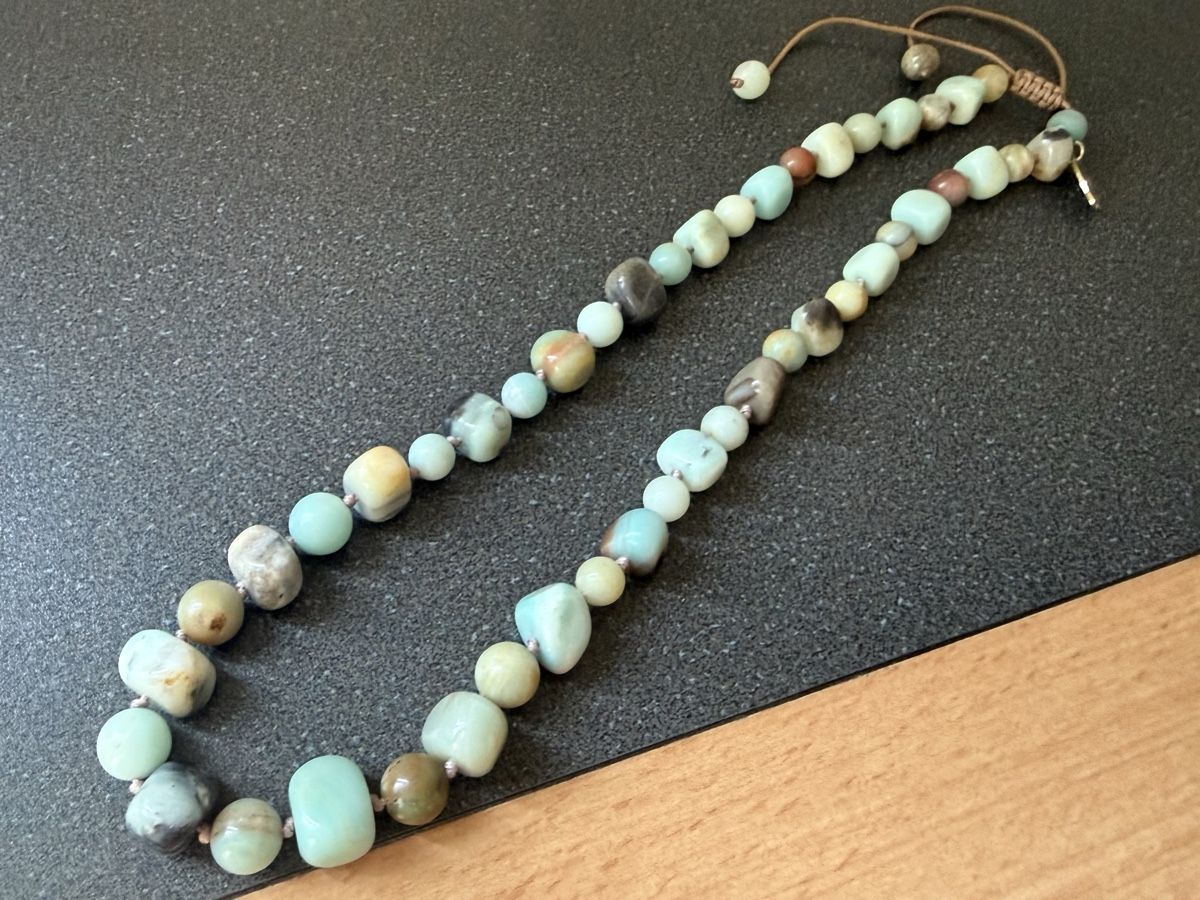 Ketten: Halskette mit Amazonit-Stein – Gebraucht aus Lamone von LaCantinaMagica 7