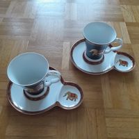 2 Teetassen mit Untertasse, Agathas Besterk