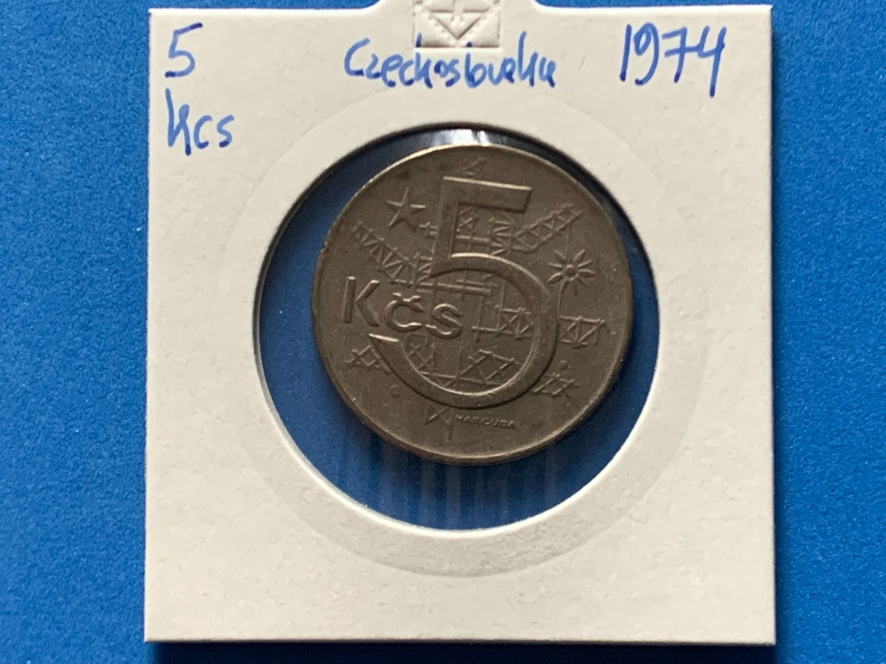 Alle Münzen: Czeckoslovakia - 5 Korun 1973 – Gebraucht aus Corcelles NE von AJKader 3