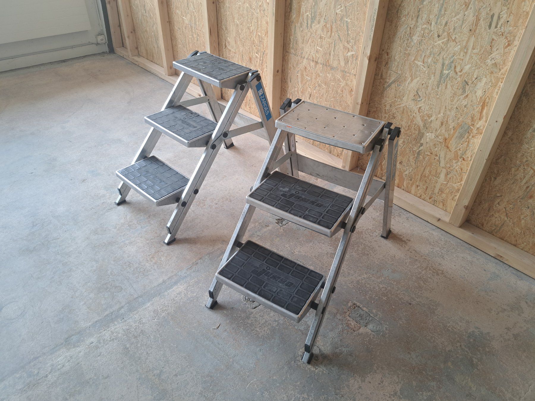 Scale: 2x Zarges Aluleiter Steg Tritt / Trittleiter – Usato da Belp venduto da deal-now 3