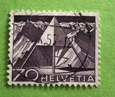 Nr.308 mit Stempel Triangulationspunkt Technik und Landschaf