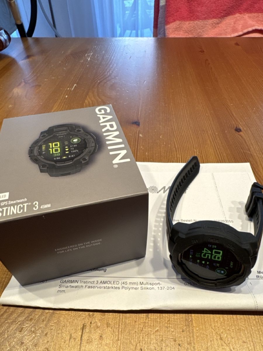 Garmin Smartwatch: Garmin Instinct 3 Amoled ab einem Stutz! – Nuovo (secondo la descrizione) da Kappel SO venduto da karin1978