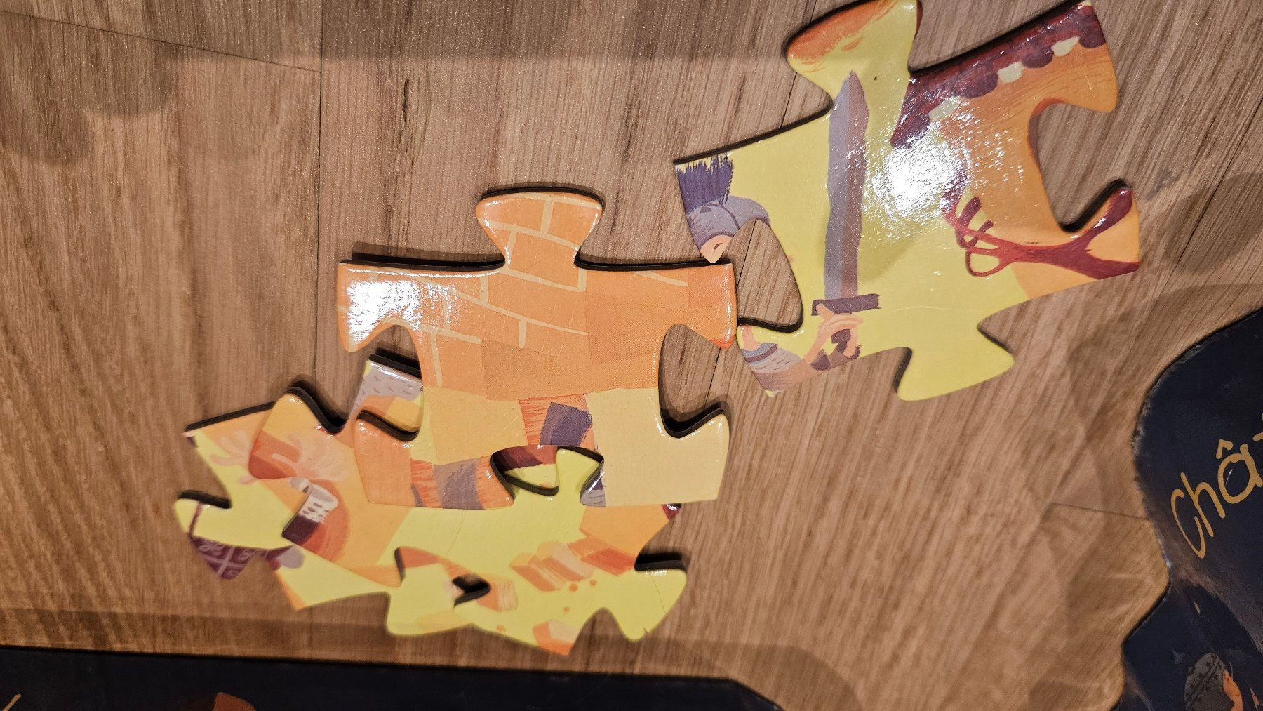 Djeco Puzzles: Djeko Puzzle 54  Burg Rittern Drache – Gebraucht aus Gossau SG von dolores_x 1