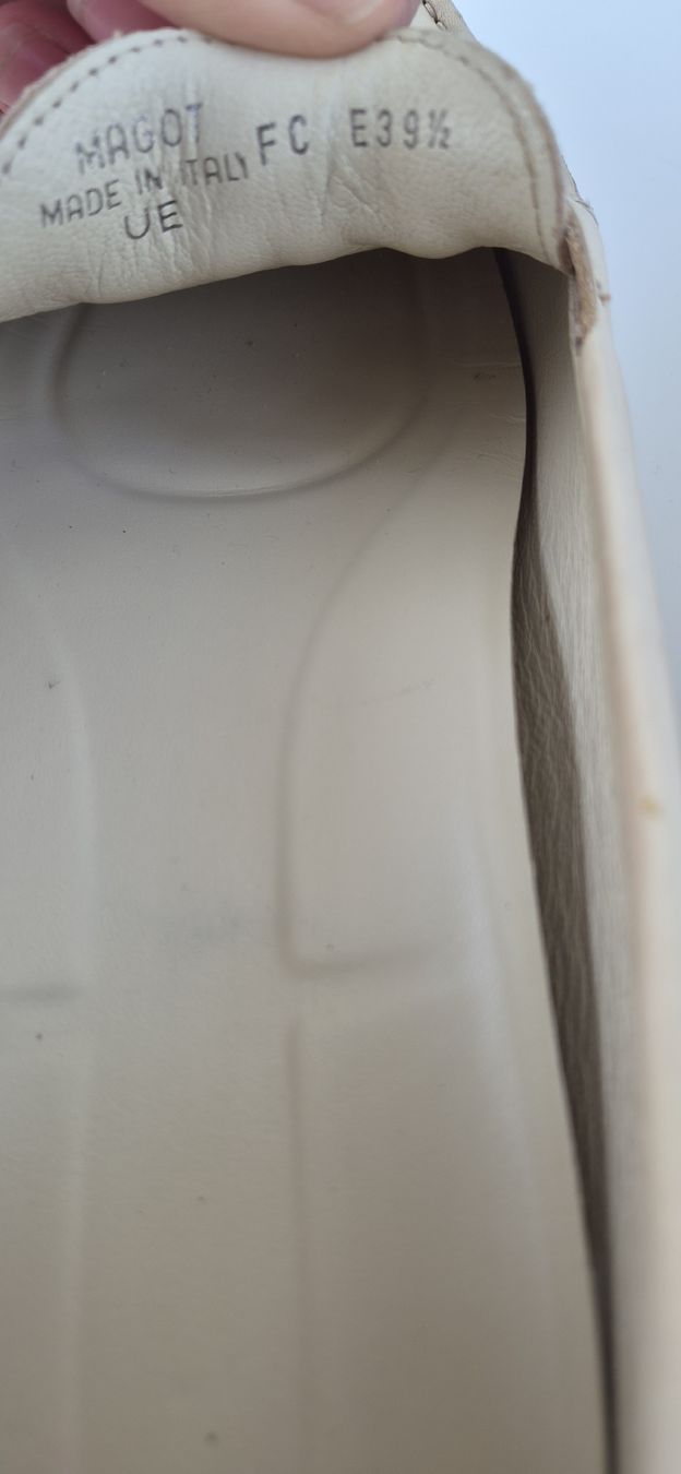 Bally Scarpe da donna: Bally Mokassins beige Leder Grösse 39.5 – Usato da Rapperswil SG venduto da lemiii 4
