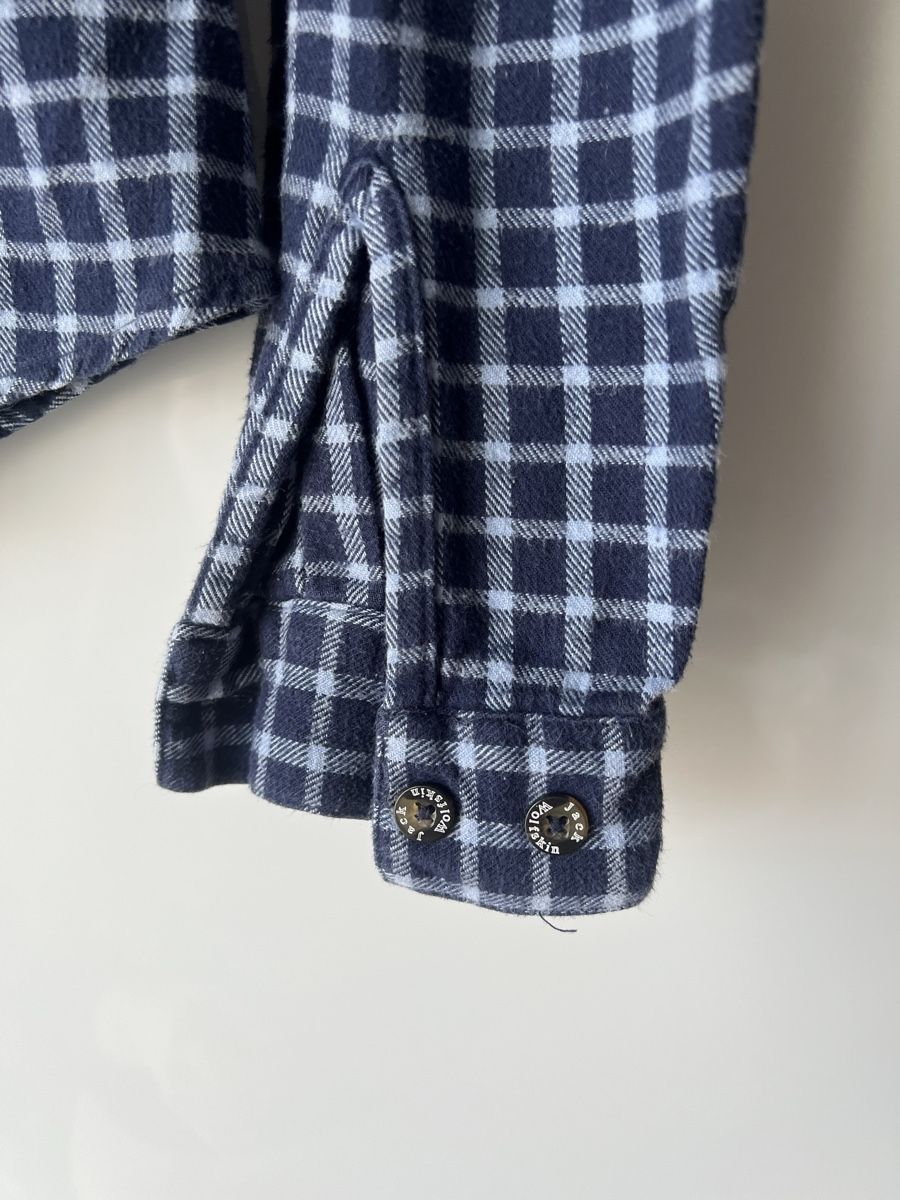 Jack Wolfskin Blusen: Jack Wolfskin Hemd blau kariert, Gr. S, Baumwolle – Gebraucht aus Langenthal von ivet7 5
