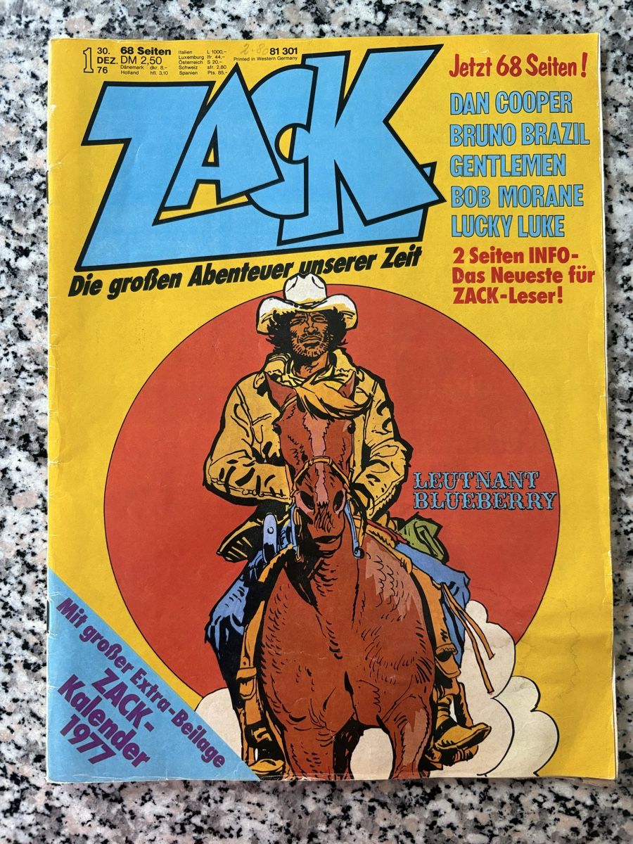 Comics: Zack Comics 1-14 Komplett 16-22 , 25,26 – Gebraucht aus Wangen b. Dübendorf von Antiz1210 1