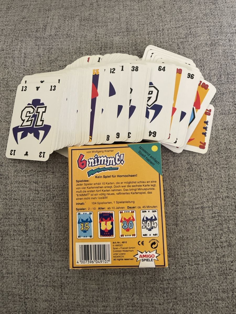 Amigo Giochi: Kartenspiel 6 Nimmt!  – Nuovo (secondo la descrizione) da Oberrieden venduto da Boccia1981 2