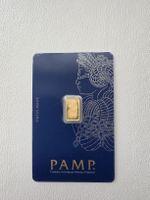 Goldbarren PAMP 1g Feingold 999,9 Suisse neu