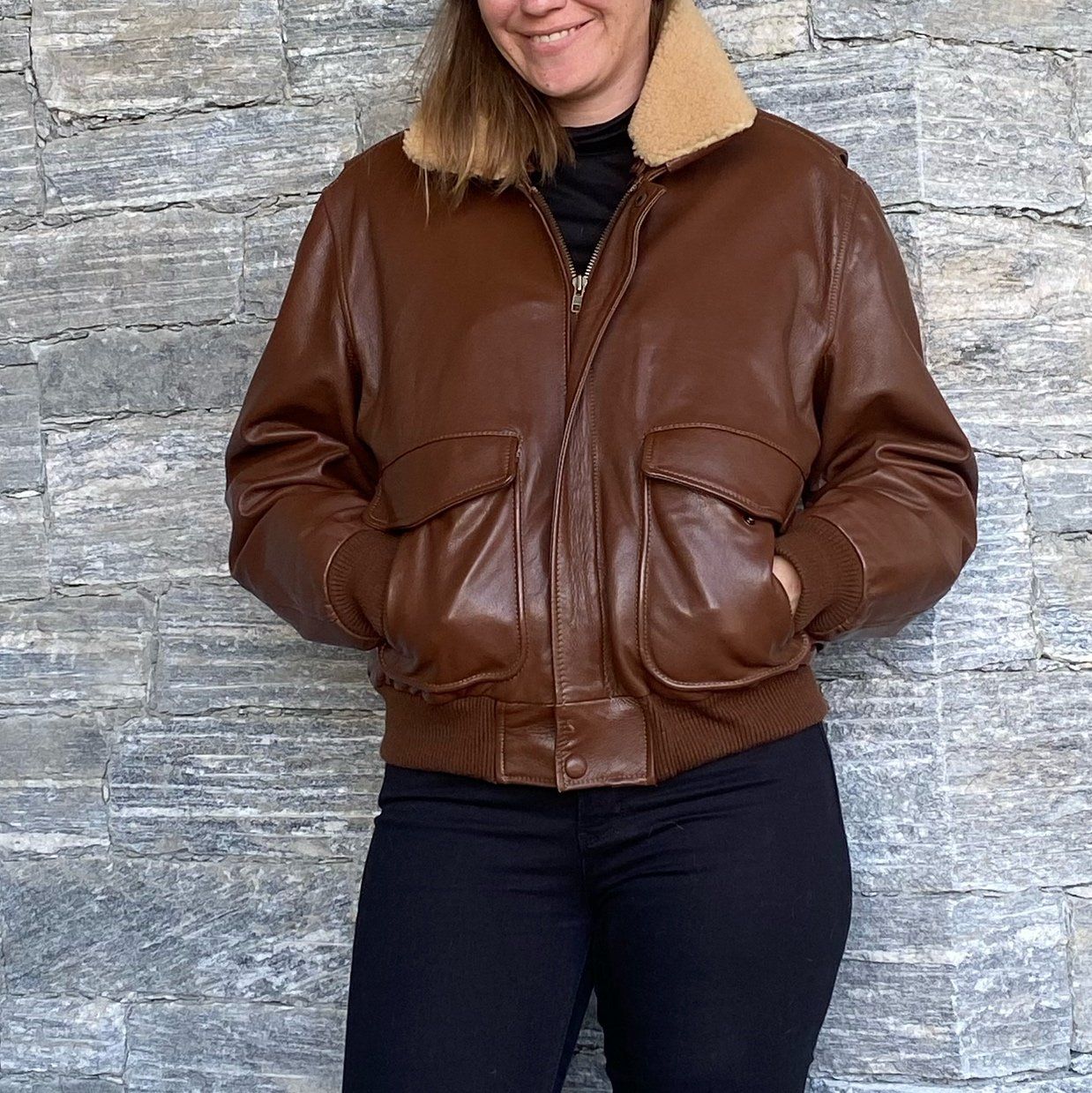 Jacken: Lederjacke Pilotenjacke - Pilot Aviation – Gebraucht aus Ronco sopra Ascona von liz_dbg6 1