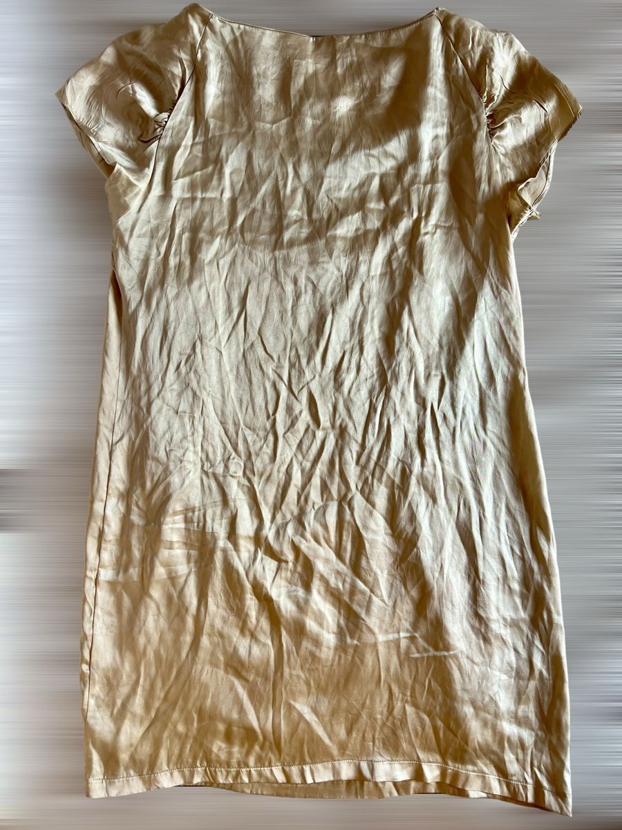 Zara Vestiti: Robe Zara T.L beige à fleurs, soyeuse élégante – Usato da Lausanne venduto da Stephaniesdressing 8
