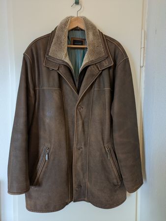 Pierre Cardin Winter-Lederjacke, Grösse 56, guter Zustand!