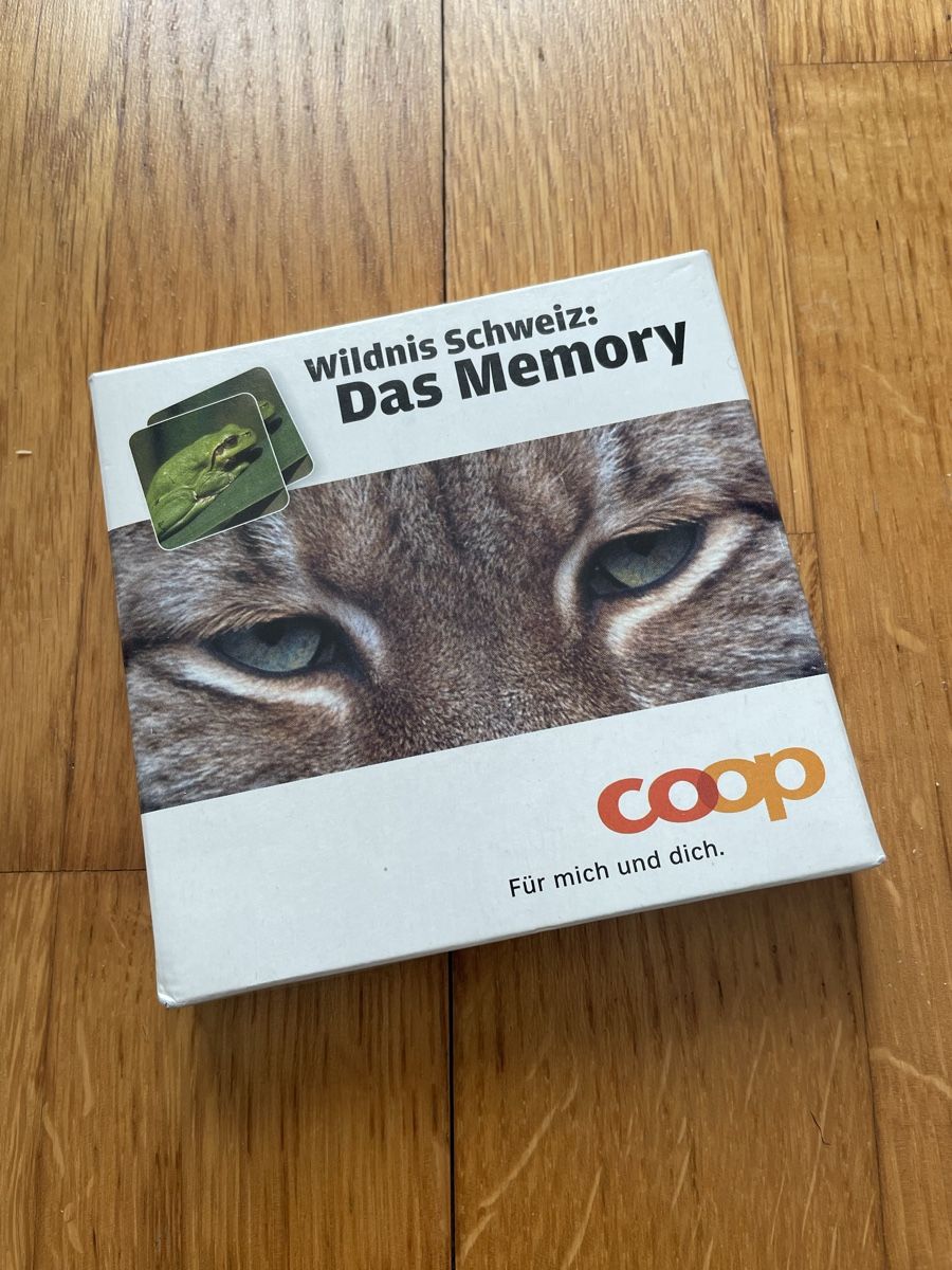 Giochi: Memory Spiel Wildnis Schweiz – Nuovo (secondo la descrizione) da Zürich venduto da silab69