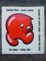 Spende Blut / Rette Leben Aufkleber