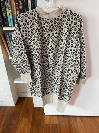 🤎 Robe vintage à motifs géométriques – Taille 36/38