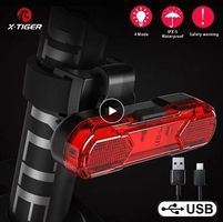 LED Fahrrad-Rücklicht, 4 verschiedenen Leuchtmodi's
