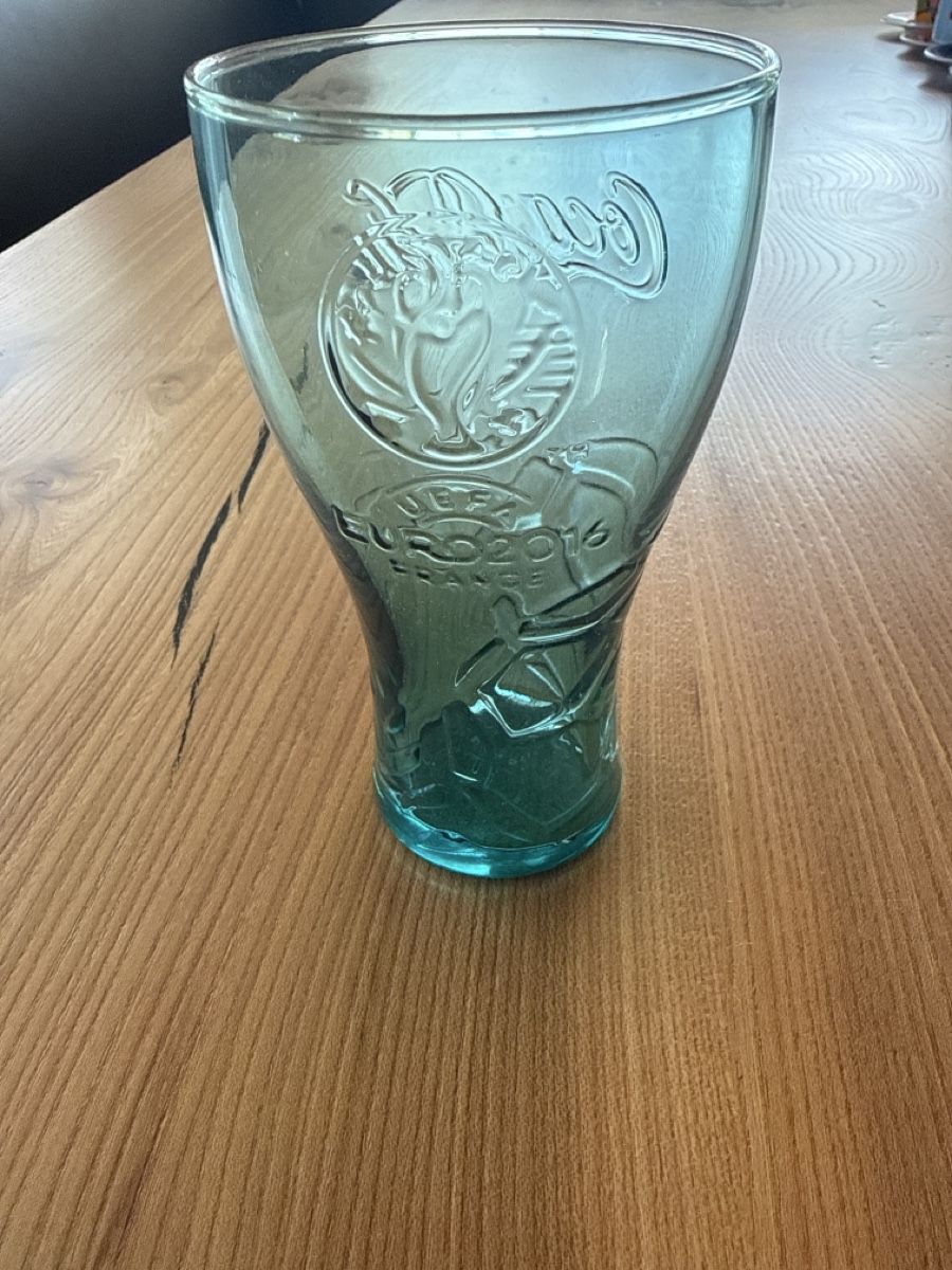 Coca-Cola Bicchieri: Coca Cola Glas Euro 2016 – Usato da Appenzell Steinegg venduto da Zloetzel_Toebeli 1