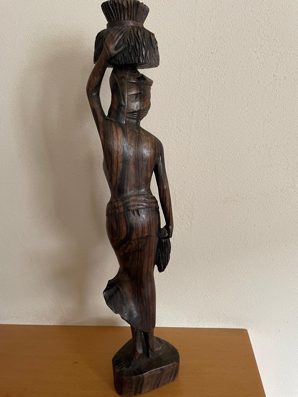 Statuette: 3 Holzfiguren aus Bali, Handarbeit – Usato da Schwerzenbach venduto da Tamama 5