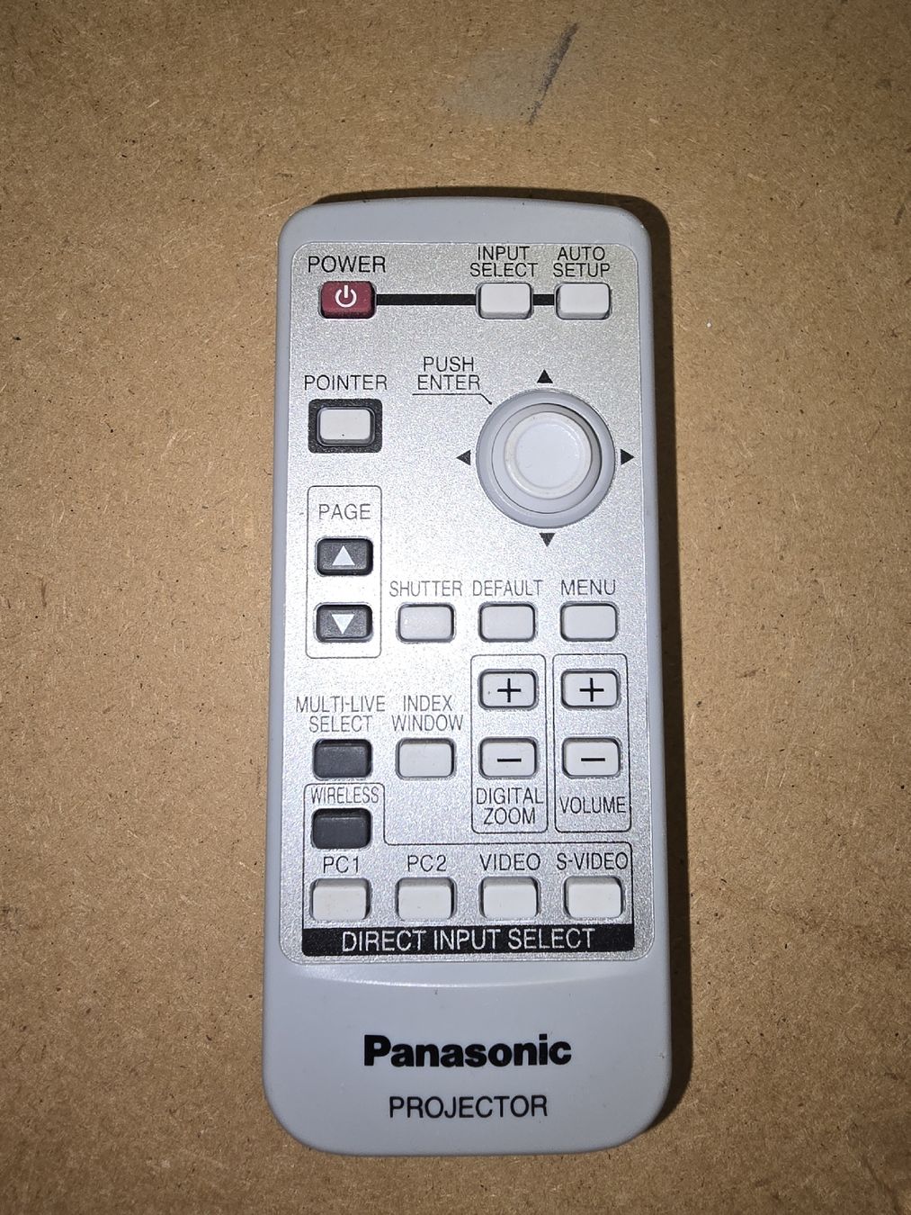 Panasonic Telecomandi: Panasonic Fernbedienung Projctor – Usato da Lenzburg venduto da cameleoncolor
