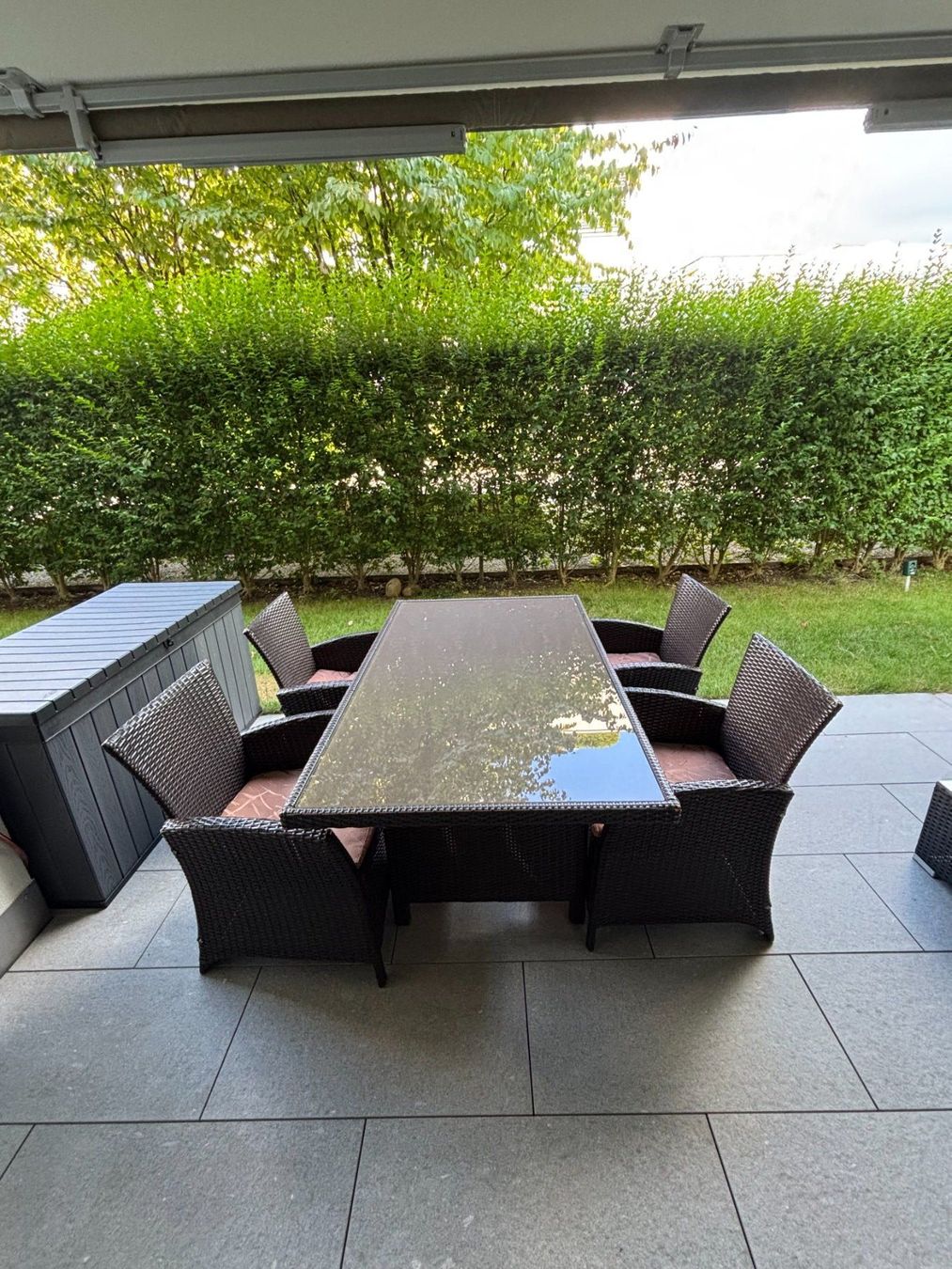 Tischset: Gartentisch mit 4 Stühlen – Gebraucht aus Lachen SZ von sandraspagnuolo