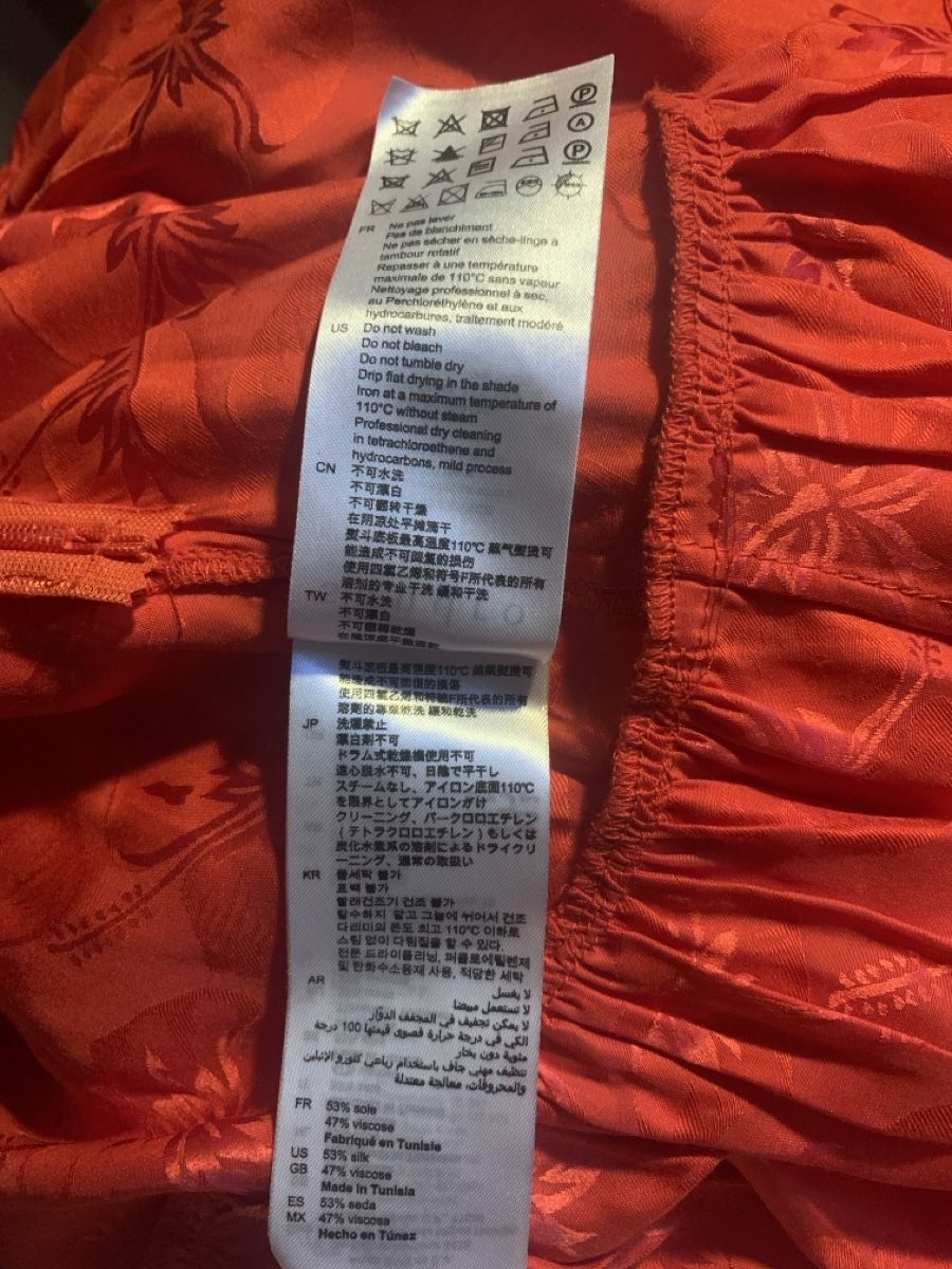 Sandro Vestiti: SANDRO red silk dress XS/34 – Nuovo (secondo la descrizione) da Zürich venduto da Angela_Fashion_Lover 8